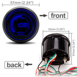 AD 2" 52mm Red and Blue Dual LED Car Gauge Set | Boost, Water Temp, Oil Temp, Oil Pre lifestyle view