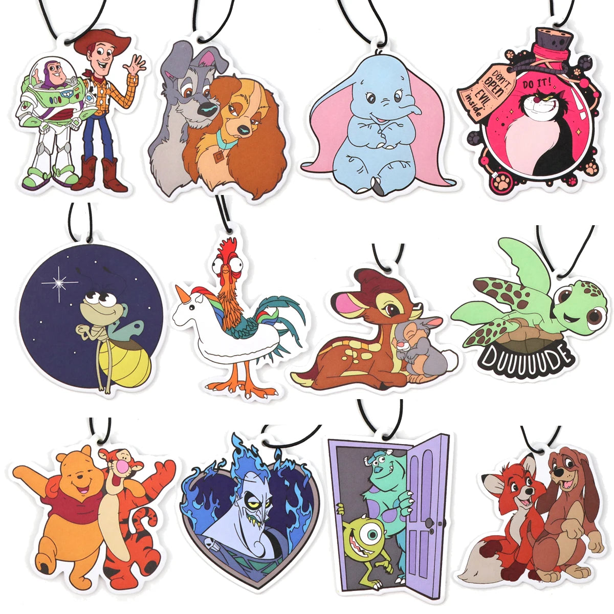 Cute Animals Fragrant Paper Car Air Freshener | Solid Perfume Hanging Decor