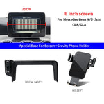 For Mercedes-Benz Car Mobile Phone Holder A B Class W242 W246 2013-2019 GLA CLA Screen Fixed Wireless Charger Cell Phone Holder