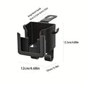 Car Seat Backrest Storage Rack with Cup Holder and Hooks | Space-Saving Car Organiz additional angle