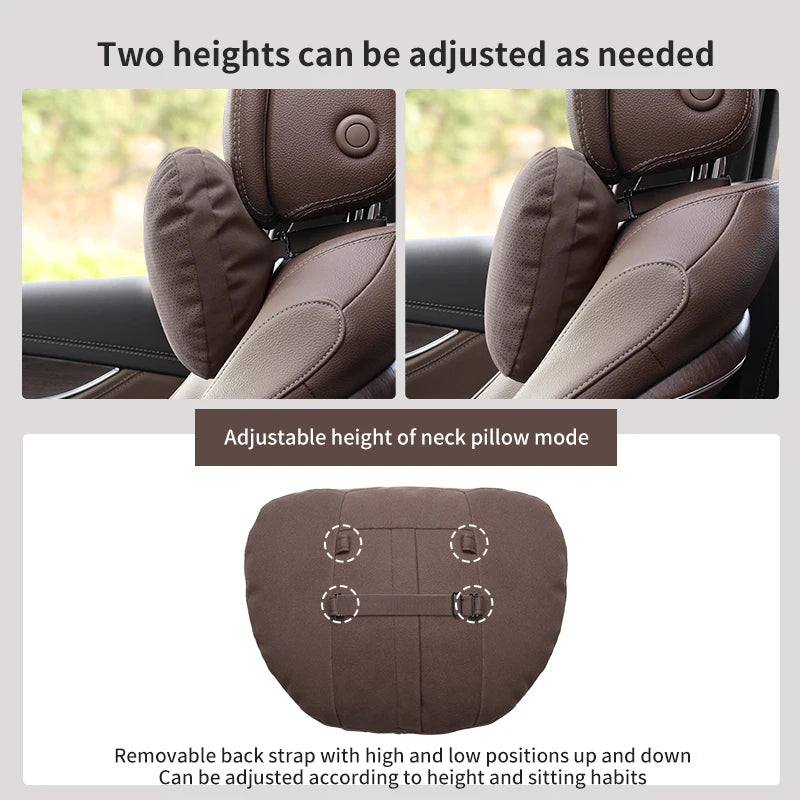 Car Interior 5-Color Selectable Headrest For Mazda CX-5 Auto Headrest Neck Support Lumbar Cushion Soft Neck Pillow Accessories