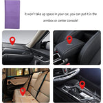 Car Registration & Insurance Card Holder with Magnetic Shut, Vehicle Glove Box Car additional angle