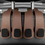 Car Headrest Hooks Hanger for Bags Seat Back Organizer Holder Clips Auto Fastener Hooks detail view