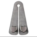 Heart Shape Metal Car Headrest Hooks 2 in 1 Leather Hanger lifestyle view