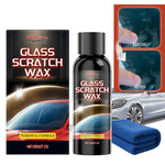 Glass Scratch Repair Paste with Towel Car Window & Bathroom Shower Glass Polishing Car Glass Scratch