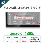256GB For Audi A3 8V 2013-2020 GPS Wireless CarPlay Android Auto Car Multimedia Player N detail view