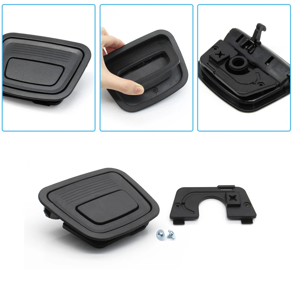 Car Rear Trunk Mat Carpet Handle For Mercedes Benz A B CLA GLA GLB C Class W117 W176 W close-up view
