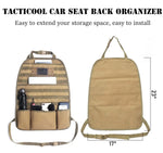Car Seat Back Organizer Storage Pouch | Nylon