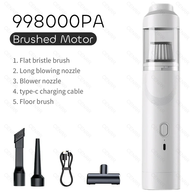 CENRR 9998000Pa Car Vacuum Cleaner | Powerful Wireless Portable Car and Home Cleaner lifestyle view