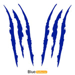 2pcs 3D Scratch & Claw Marks Car Decals | Durable PET Auto Decoration for Rear Window lifestyle view