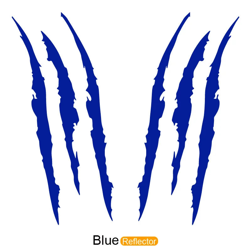 2pcs 3D Scratch & Claw Marks Car Decals | Durable PET Auto Decoration for Rear Window lifestyle view