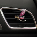 Butterfly Car Perfume Clip Dragonfly Shape Shiny Rhinestone Auto Air Outlet Freshener Perfume Clip for Car Accessories Interior