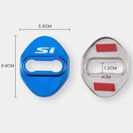 4PCS Stainless Steel Car Door Lock Cover Anti Rust Protective Buckle Sticker Decals For detail view