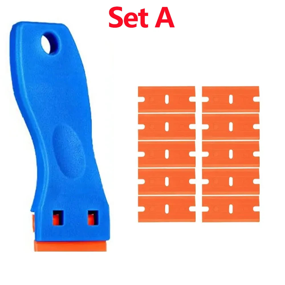 Car Sticker Carbon Fiber Vinyl Car Sticker Film Install Squeegee Scraper with Felt Tool detail view