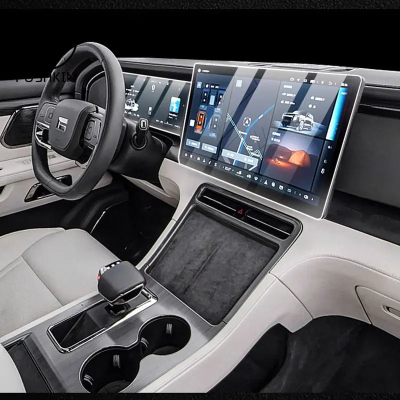 For Rox Adams Polestones 01 ROX 01  Car Tempered Glass Screen Protector Center Console Anti Glare HD Film Protection Accessories