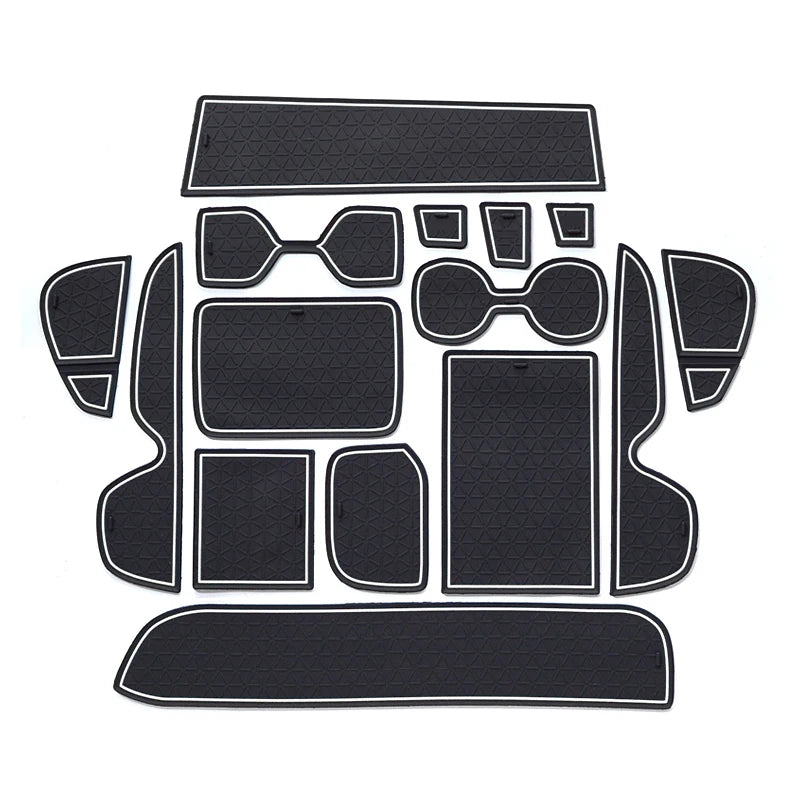 For Toyota RAV4 XA50 2019 2020 2021 2022 2023 RAV 4 Hybrid Car Non-Slip Mat Door Groove Pad Gate Slot Cup Car Accessories