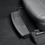 Tesla Model Y & Juniper Under Seat Hidden Storage Box | Washable TPE Drawer detail view