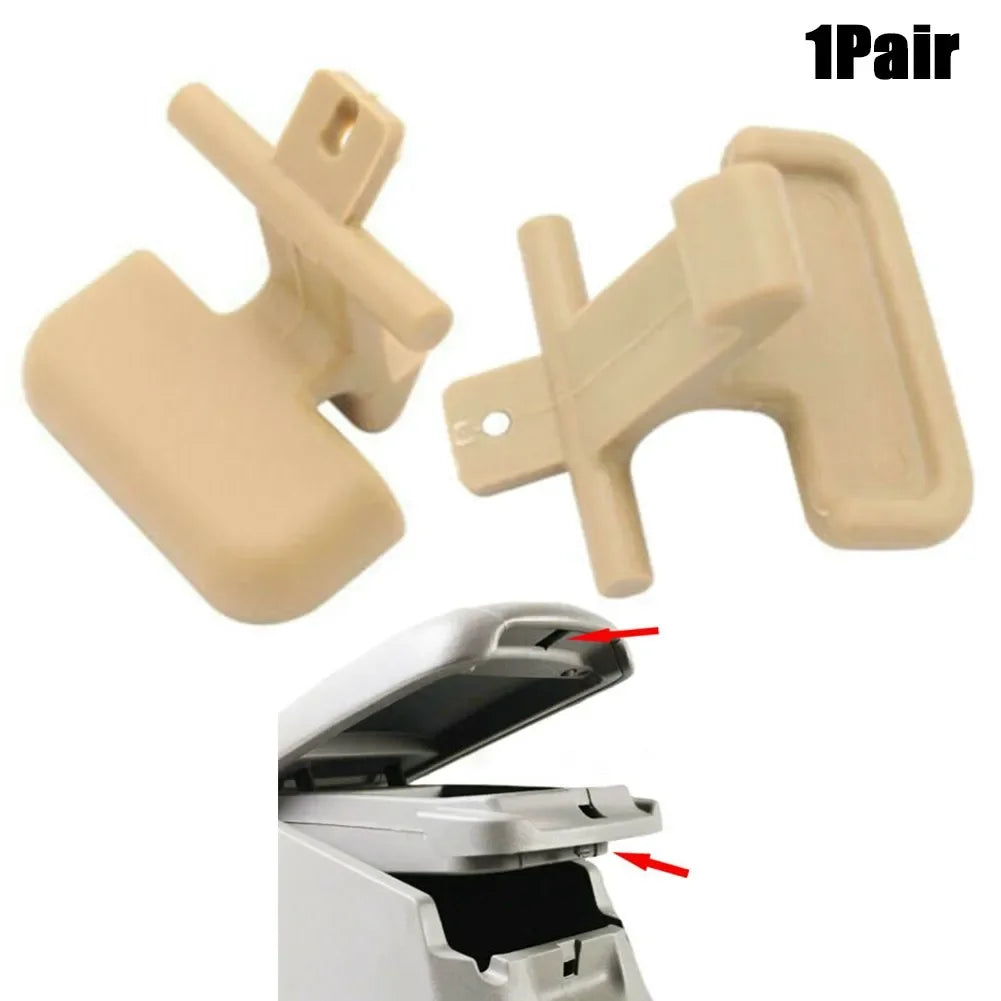 2pcs Car Armrest Latch Clips Center Console Armrest Upper & Lower Latch Clips For Hyundai Sonata 2009-2010