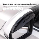 Car Sun Visor Rearview Mirror Rain Eyebrow Shield Stickers For JAECOO J7 PHEV J8 Omoda C9 2WD