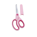 Left Handed Scissors Stainless Steel Colorful Cute Design For Students Children Office close-up view