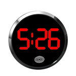 Touch Screen Car Clock | LED Luminous Electronic Watch for Most Vehicles additional angle