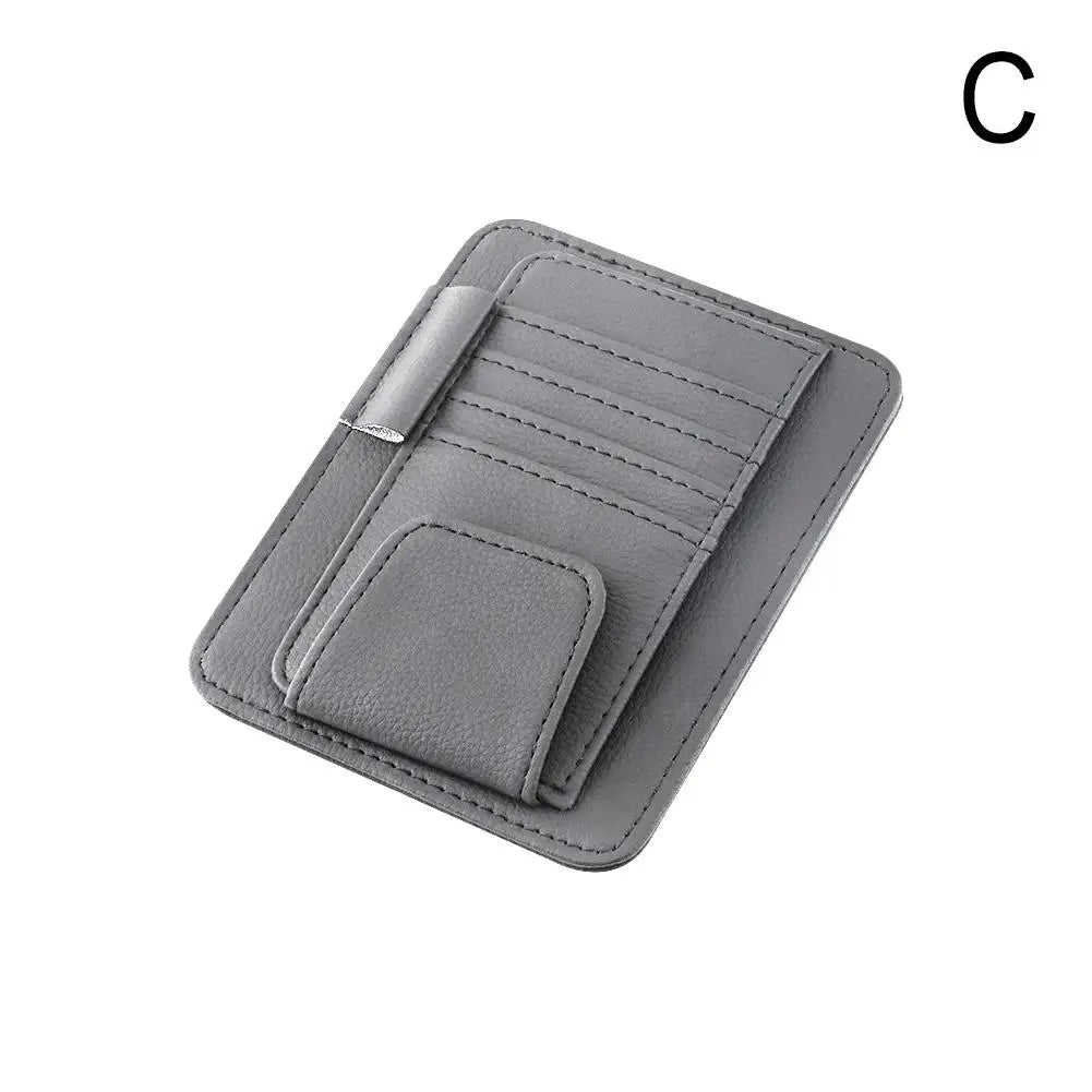 Sun Visor Organizer Business Card Storage Sunglasses Holder
