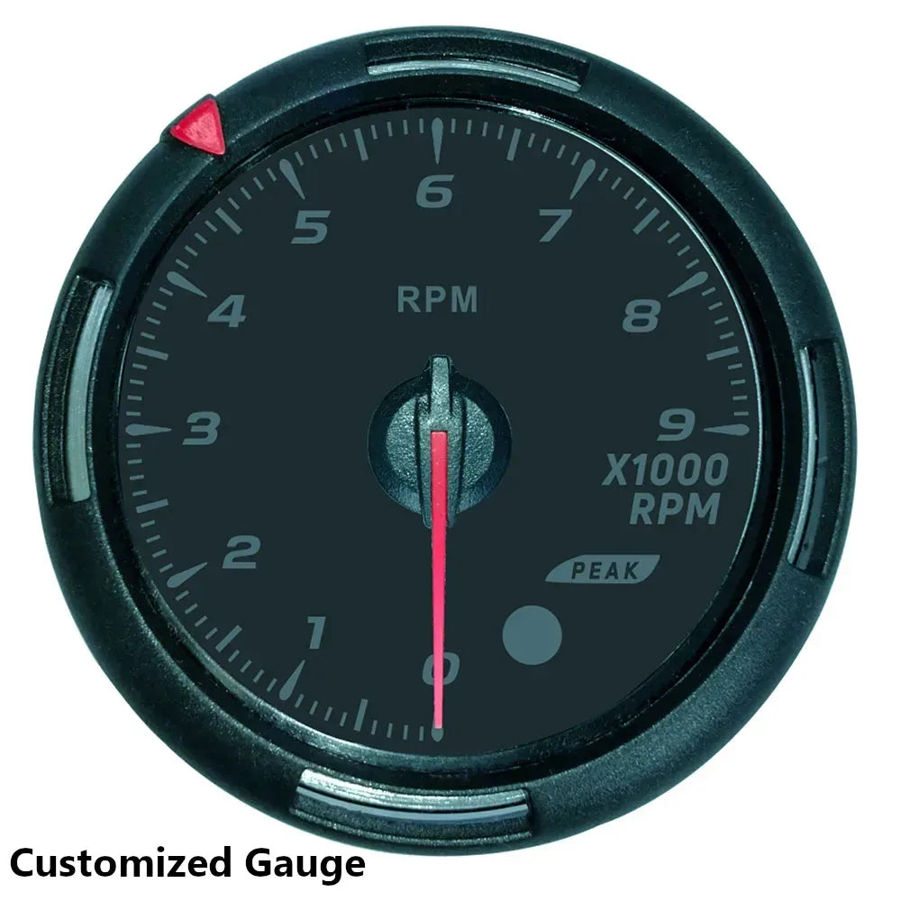 Customized 60mm Turbo Boost Pressure Gauge with 64-Color Backlight | Car Gauge Set additional angle