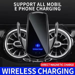 Screen Fixed Base Car Phone Holder For Mazda CX5 CX-5 2022 10.3-Inch Navigation Bracket Wireless Charging Mobile Stand