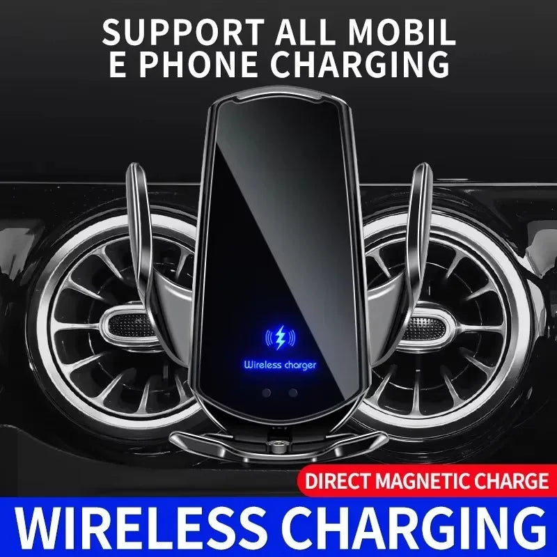 Screen Fixed Base Car Phone Holder For Mazda CX5 CX-5 2022 10.3-Inch Navigation Bracket Wireless Charging Mobile Stand