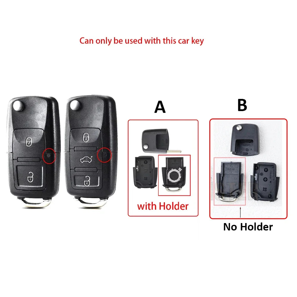 2 3 Bottons Upgrade Car Key Fob Case Shell Housing for For Volkswagen for Vw Jetta Go alternate view