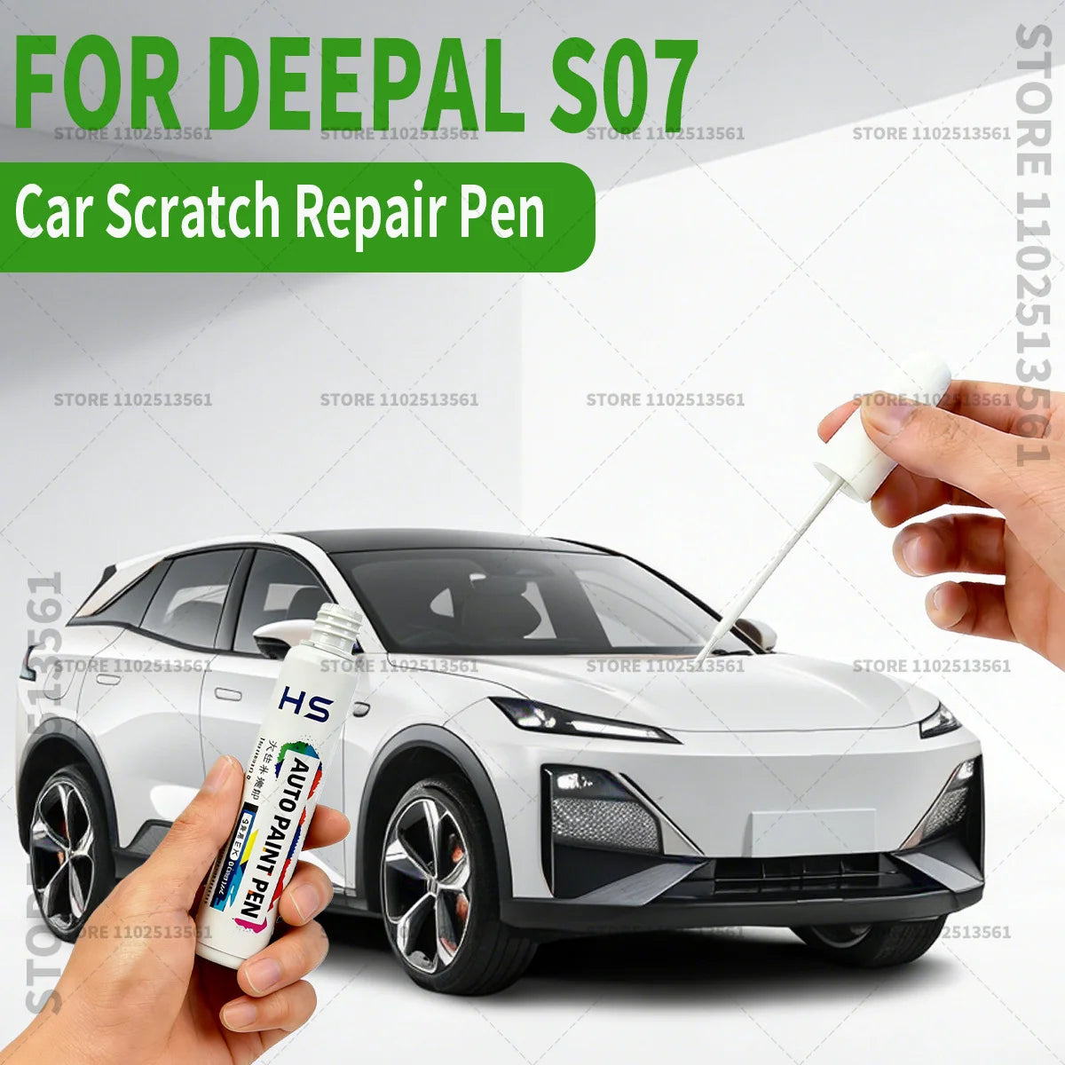 For DEEPAL S07 Car Paint Repair Pen Touch Up Scratch Remover DIY Auto Accessories Orange Yellow Cold
