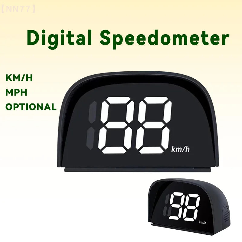Universal Car Head Up HD Display | GPS Speedometer with Digital HUD Windshield Projec alternate view