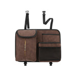 Car Backseat Organizer with Tissue Box – Multi-Pocket PU Leather Hanging Storage for alternate view