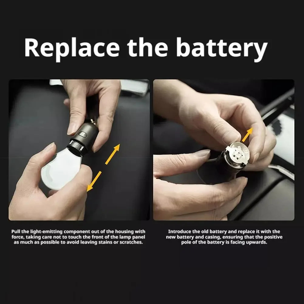 Retro Small Bulb LED Car Hanging Ornament Ambient Lighting For Long Trips
