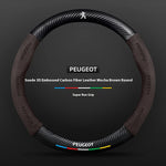Car Steering Wheel Cover For Peugeot 106 107 108 206 207 208 301 307 308 406 407 408 alternate view