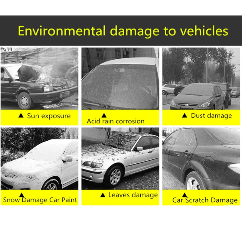 Universal Car Cover | All-Weather Outdoor Protection for Hatchback, Sedan, and SUV detail view