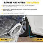 4pcs Universal Car Fender Mud Flaps Splash Guards MudFlaps Front Rear Wheel Mudguards close-up view