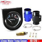 52mm Car Water Temperature Gauge | 12V Racing Temp Indicator with 1/8NPT Sensor