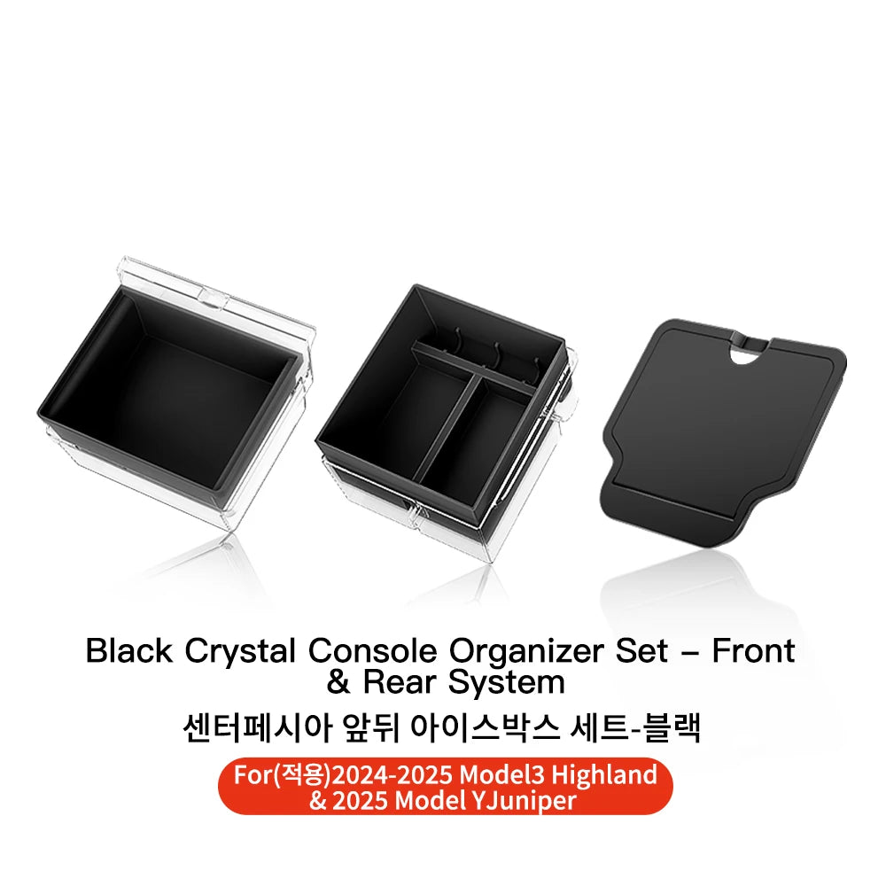 YZ Tesla Model 3 Highland 2024 Model Y Juniper 2025 Storage Box Center Armrest Hidd additional angle