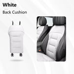 New Car Seat Cushion Waist Cushion for Most Cars Breathable and Ventilated Nappa Leather All Season Seat Cushion