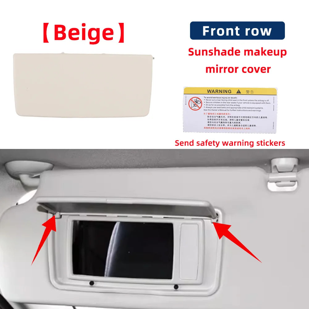 For Honda CR-V CRV 2007-2011 Auto Sun Visor Shade Mirror Cover Makeup Mirror Cover Car Interior Accessories Replacement
