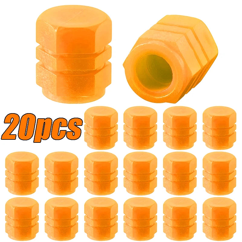 Luminous Valve Caps Fluorescent Night Car Tire Valve Caps Motorcycle Bike Glowing Dec lifestyle view