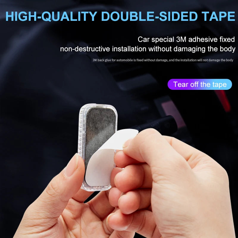 LED Touch Light Mini Wireless Car Interior Lighting Auto Roof Ceiling Reading Lamp for close-up view