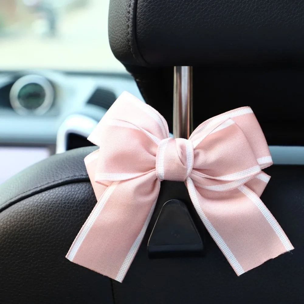 Bow Shaped Car Seat Back Hook lifestyle view