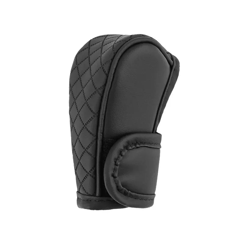 High Quality Car Shift Handle Cover PU Leather Non-slip Wear-resistant Universal Car lifestyle view