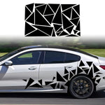 1pc Freestanding Triangles Graphics Car Sticker Decal Decoration SUV Truck Vehicle Ca alternate view