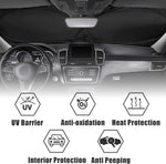 Devil's Eyes 70x150cm Cartoon Car SunShade Windscreen Front Window Visor | Solar Prot lifestyle view