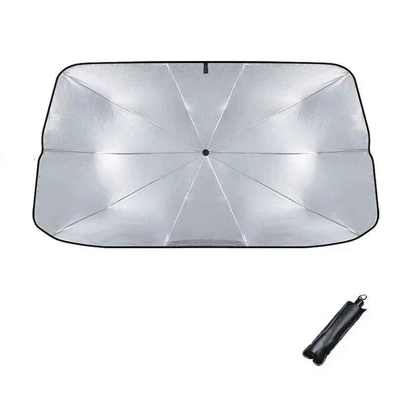 Car Sunshade Umbrella Folding Front Windshield Sunshade Umbrella Car Window Summer Su alternate view