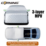 3/5-Layer Thicken Car Snow Cover | Windshield Hood Protection for Winter additional angle