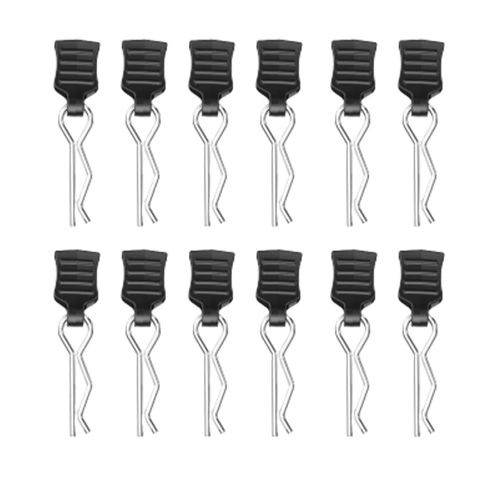Metal R-Type Body Shell Clips for RC Car 12pcs alternate view